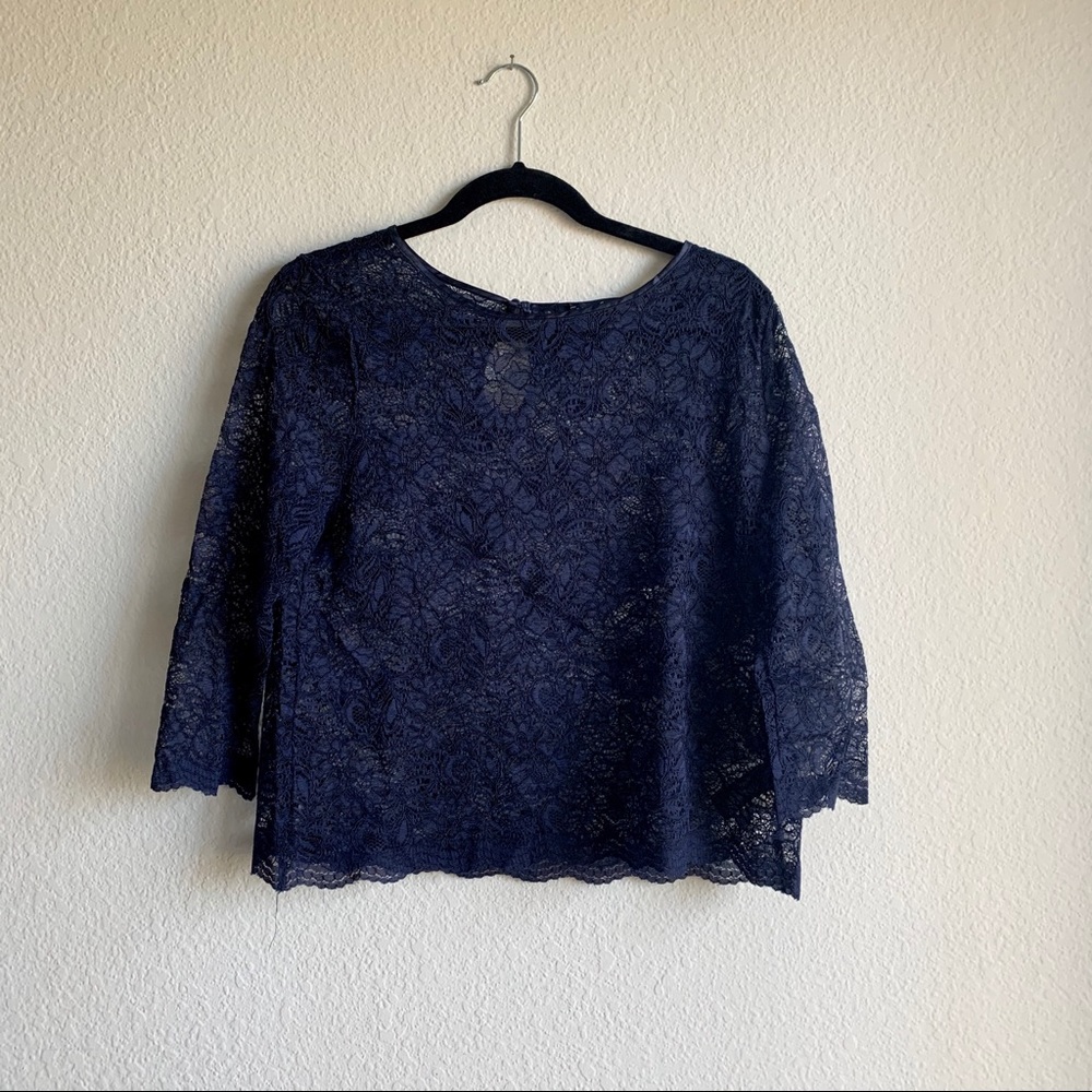 Navy Blue Lace Baby